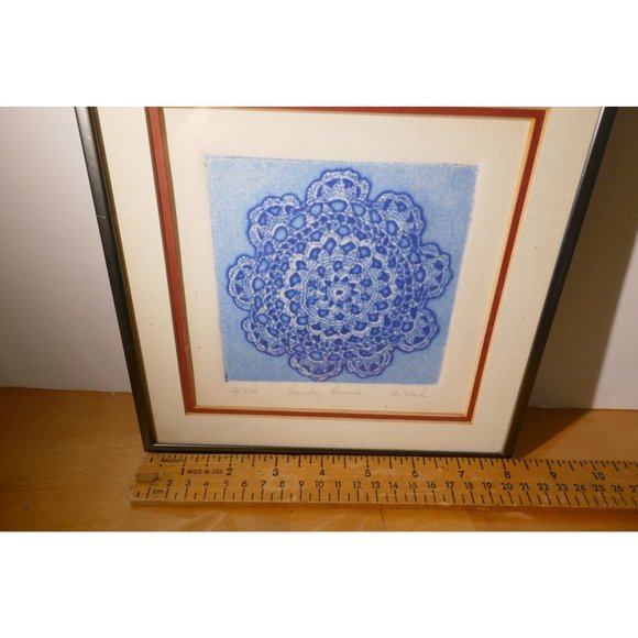 Art - Ann Ward Signed Limited Edition Engraving of Sunday Brunch 2 of 200 - Picture 10 of 14